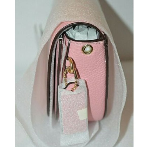 New Coach Ellen Crossbody Handbag Leather  Pink - Picture 8 of 9